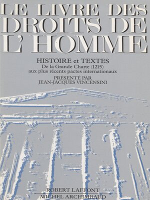 cover image of Le Livre des droits de l'homme